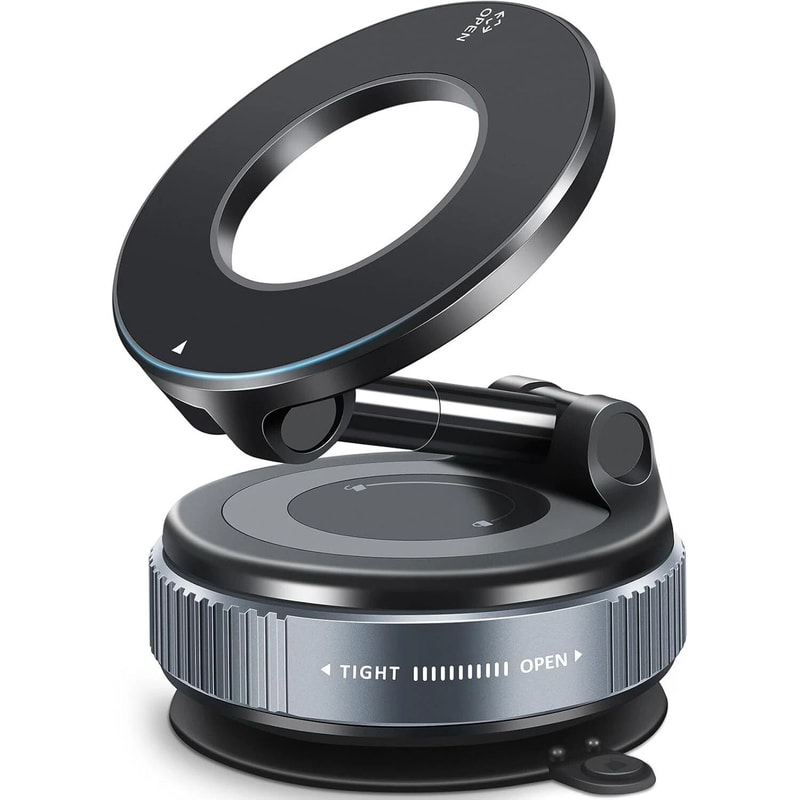 Vacuum Magnetic Phone Holder 360 Adjustable Car Phone Mount 2