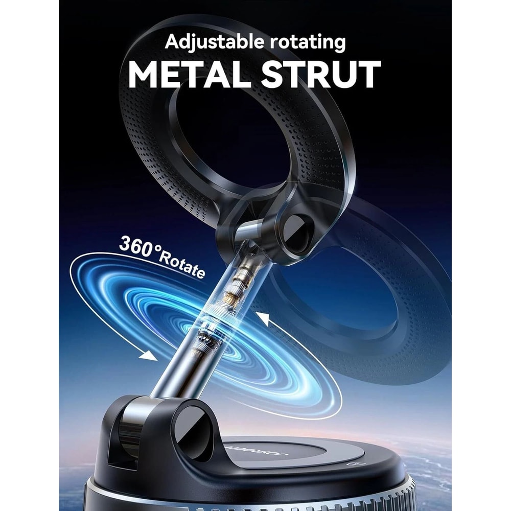 Vacuum Magnetic Phone Holder 360 Adjustable Car Phone Mount 4