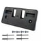 GMC Sierra Front License Plate Bracket Black Holder 4