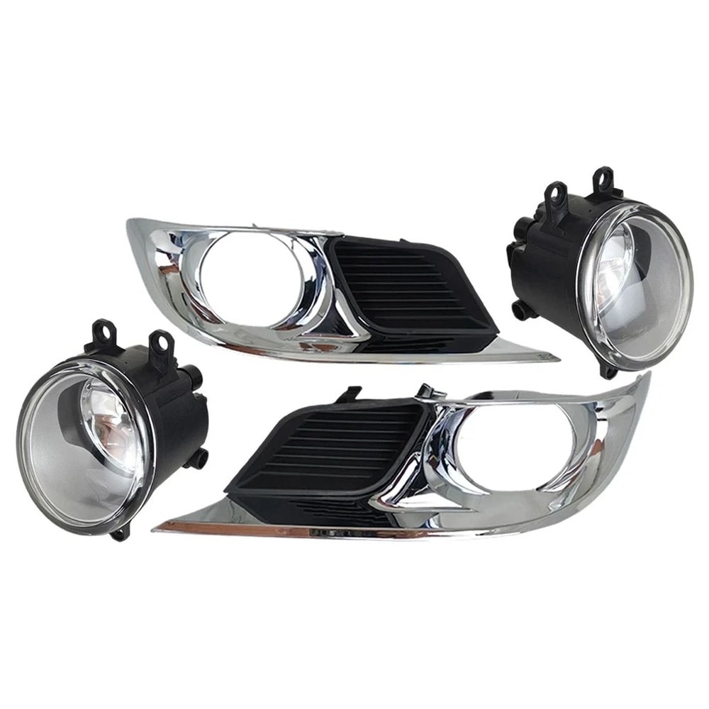 Toyota Avalon Fog Light Lamp And Cover Grille Set Front Pair 3