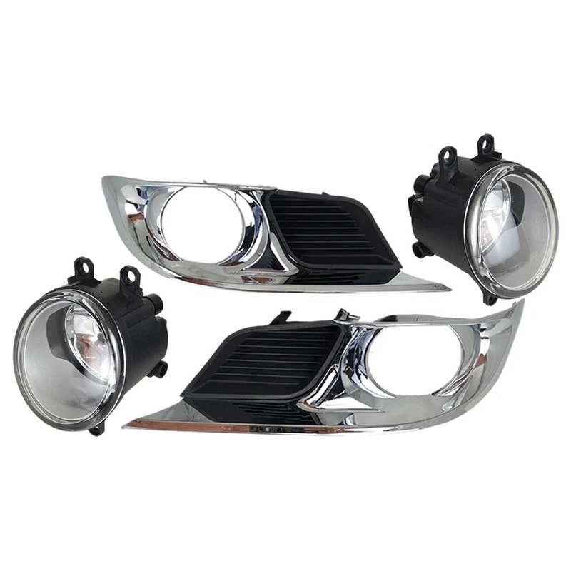 Toyota Avalon Fog Light Lamp And Cover Grille Set Front Pair 3