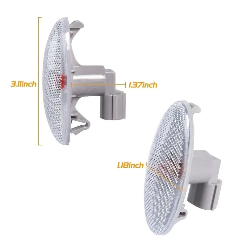 Toyota Yaris Side Marker Turn Signal Fender Lights 9