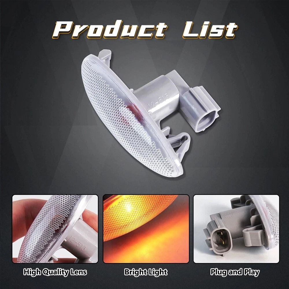 Toyota Yaris Side Marker Turn Signal Fender Lights 7