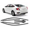Chrome Delete Blackout Window Trim For Honda Accord Sedan Black 0