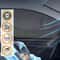 Car Window Sunshade Set Front Rear Side Window Mesh Shade For UV Protection 5