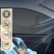 Car Window Sunshade Set Front Rear Side Window Mesh Shade For UV Protection 5