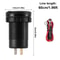 Dual USB Car Charger Power Socket With LED Voltmeter 1
