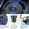 Dual USB Car Charger Power Socket With LED Voltmeter 8