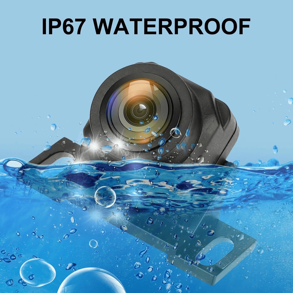 Universal 180 Wide Angle Rear View Backup Camera Night Vision Car Camera With Waterproof Parking Pe 8