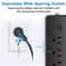 Wall Mountable Surge Protector Power Strip With 3 USB Ports 4 Outlets Ideal For Home Office Use 5