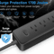 Wall Mountable Surge Protector Power Strip With 3 USB Ports 4 Outlets Ideal For Home Office Use 6