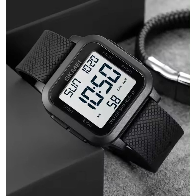 Waterproof Digital Military Sports Watch For Men LED Tactical Wristwatch With Backlight 7
