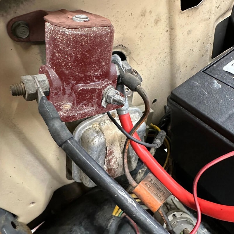 Heavy Duty 4 Pin Ford Starter Solenoid Relay SW3 Replacement 7