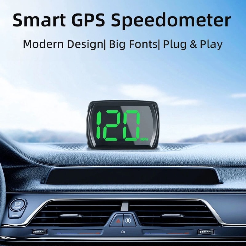 Universal GPS Speedometer HUD Head Up Display For Cars 8