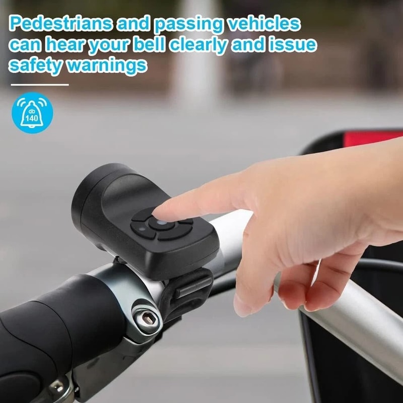 USB Rechargeable Electric Bike Bell Loud Bicycle Horn For MTB And Road Bikes 2
