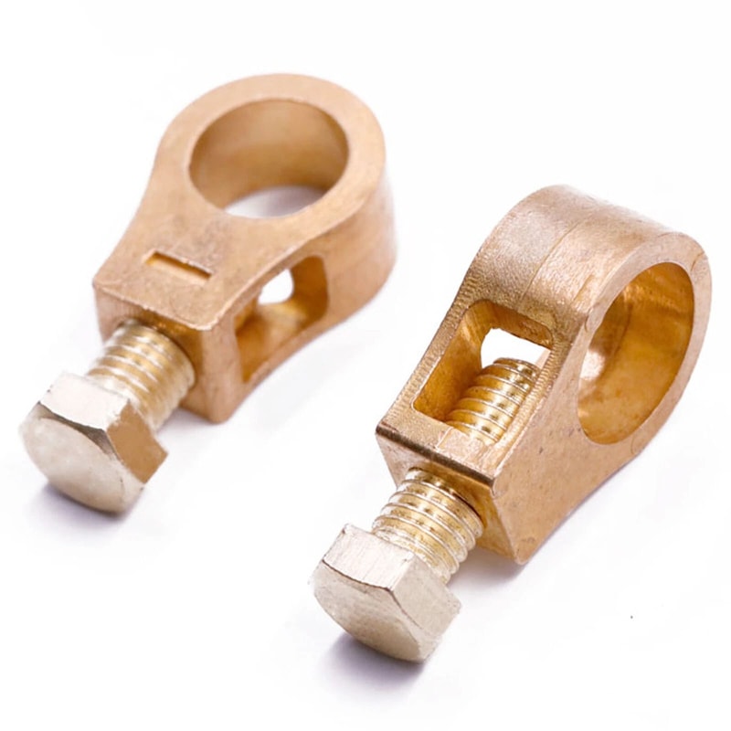 Pure Copper Car Battery Terminal Clamps Positive And Negative Cable Clips 7