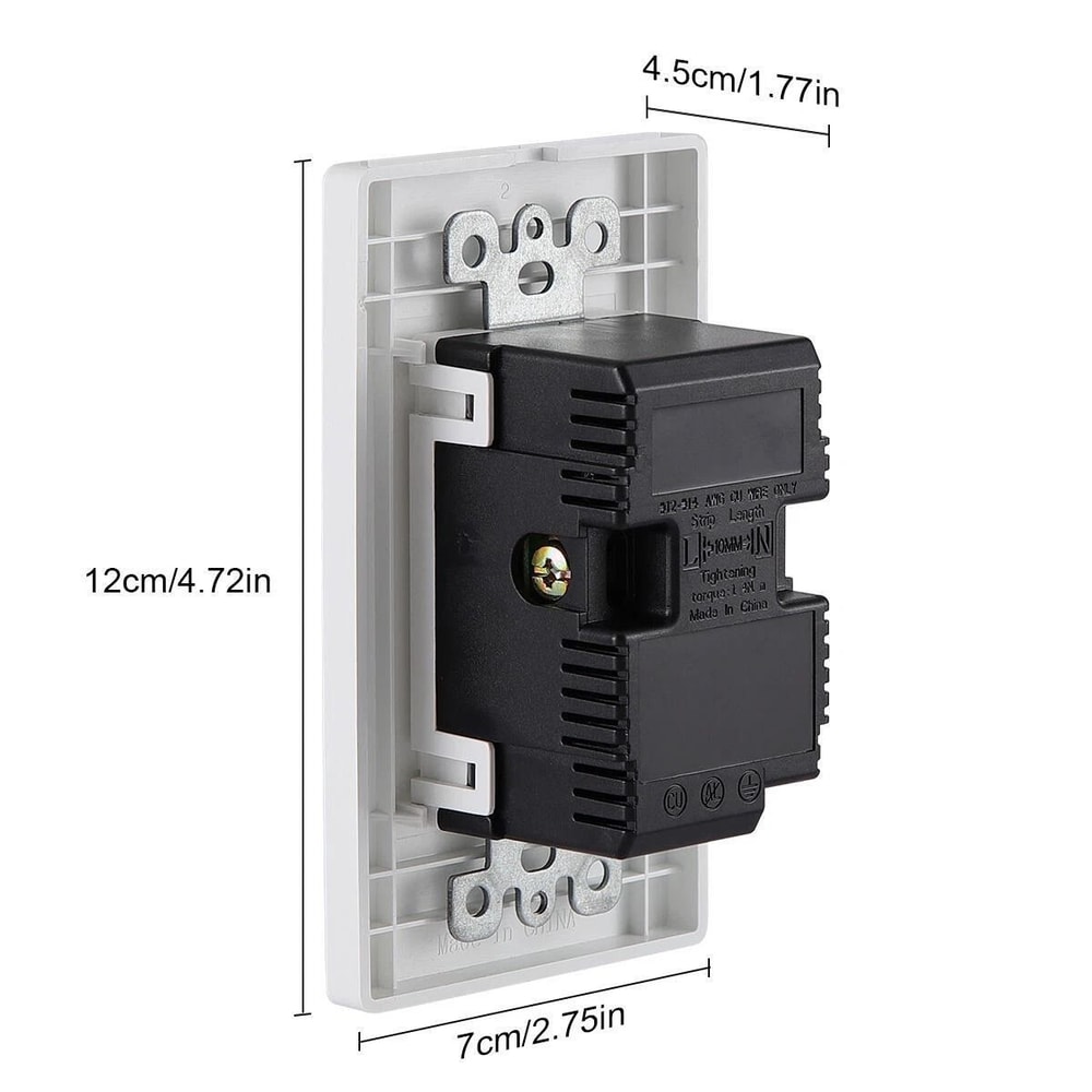 USB C Wall Outlet With AC Power Receptacle And Type A USB Charging Port 1