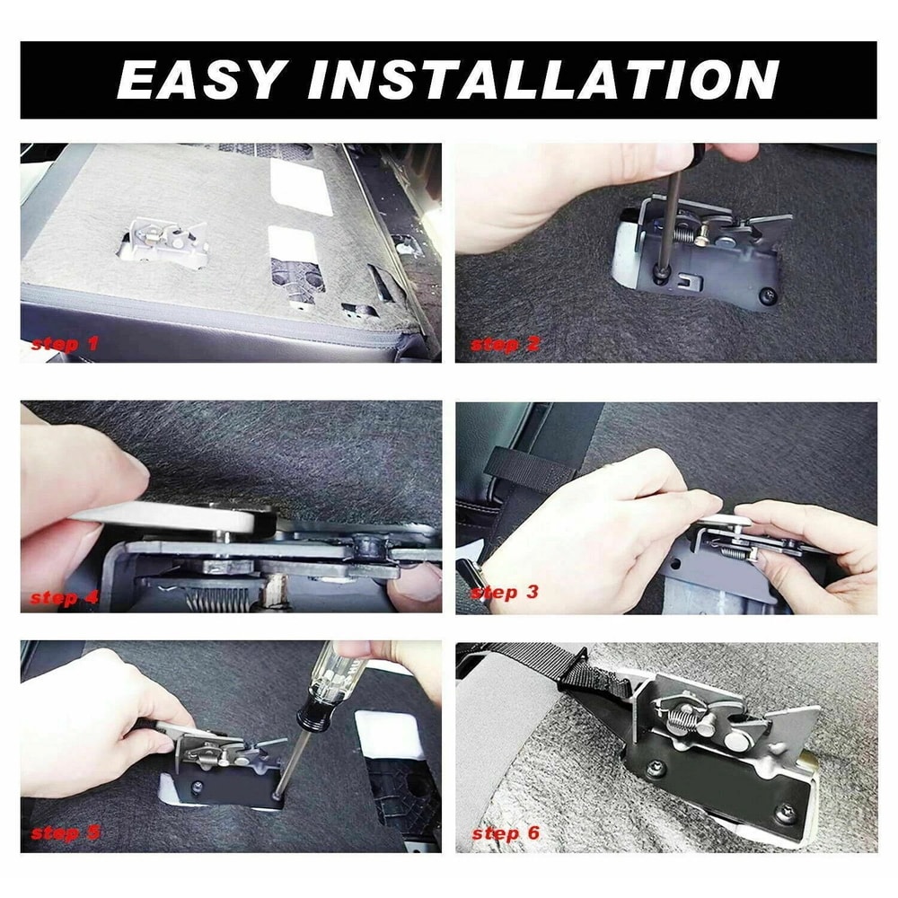 Ford Rear Seat Quick Latch Release Kit 4