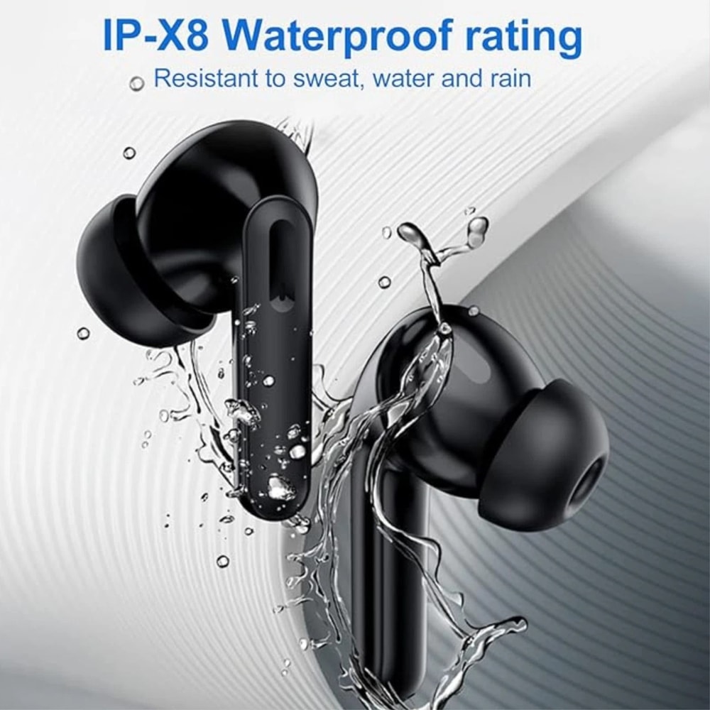Bluetooth Earbuds Noise Cancelling Wireless Headset Waterproof TWS For Trucker 4