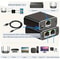 RJ45 Gigabit Ethernet Splitter LAN Adapter 6