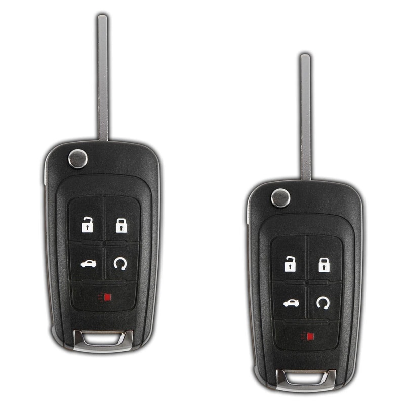 GMC Terrain Key Fob Remote Flip Key 0