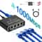 Gigabit Ethernet Splitter RJ45 LAN Network Adapter 12