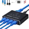 Gigabit Ethernet Splitter RJ45 LAN Network Adapter 2