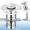 Universal Bathroom Sink Stopper With Pop Up Drain Strainer 11