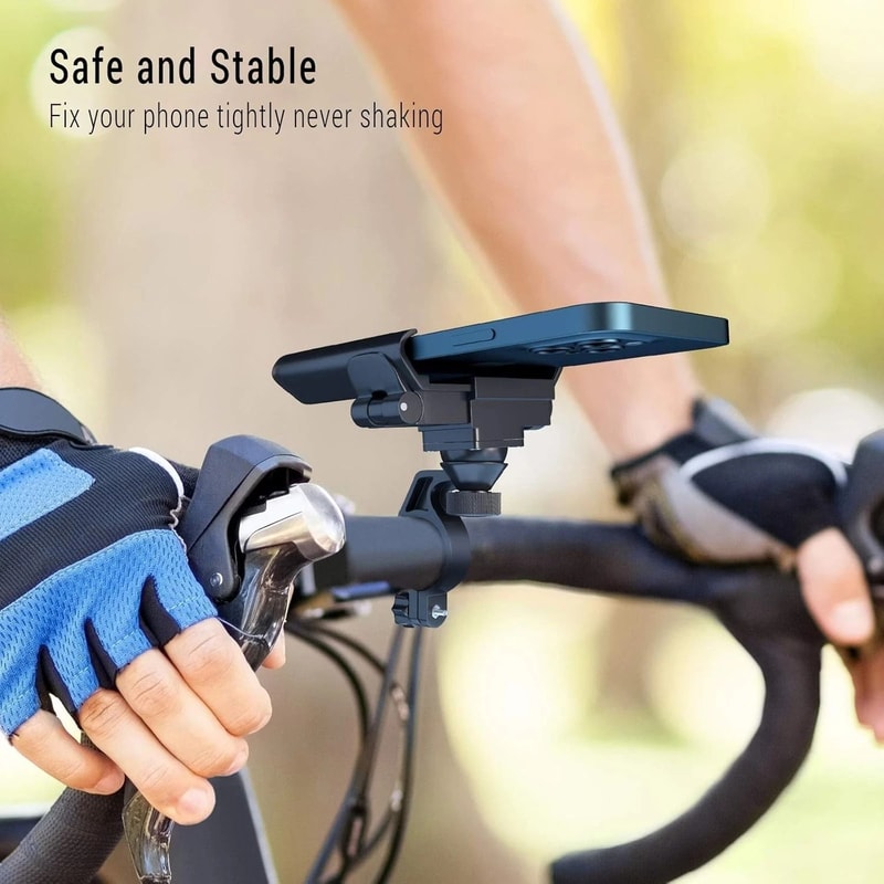Bike Phone Mount 360 Rotatable Universal Handlebar Holder For Bicycle Motorcycle Scooter 1
