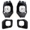 Complete Clear Lens Fog Light Kit For Ford Super Duty 7