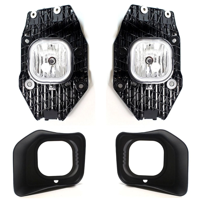 Complete Clear Lens Fog Light Kit For Ford Super Duty 7