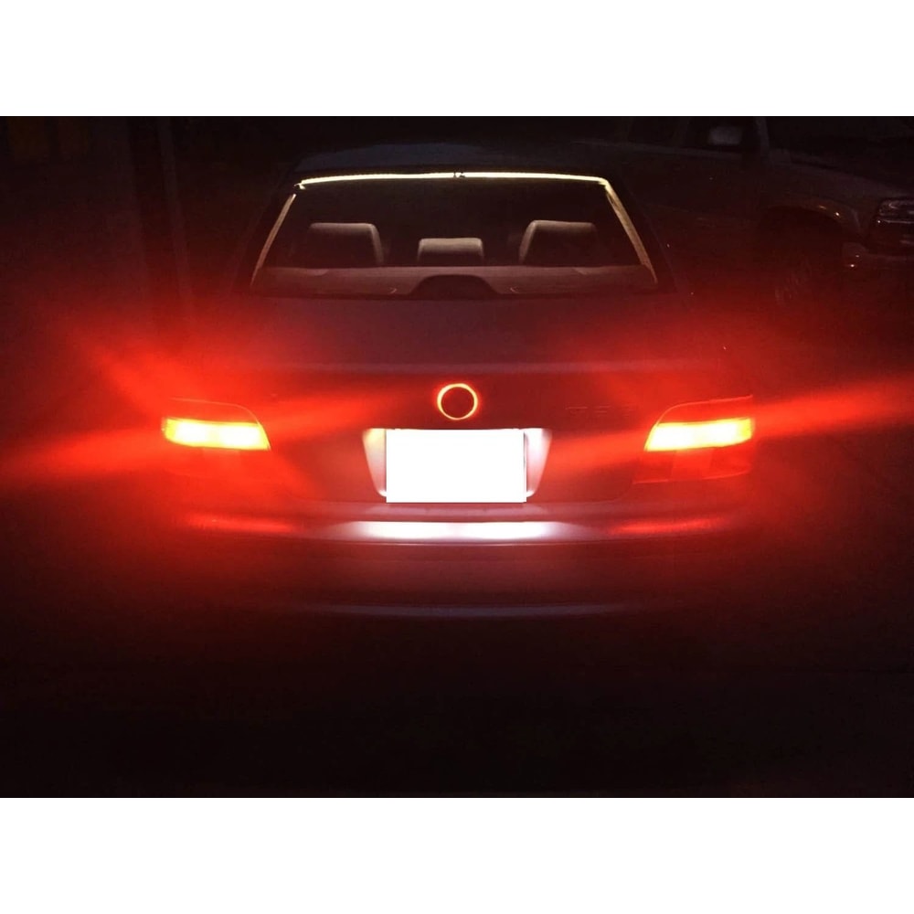 Red BMW LED Emblem Light For Hood Or Trunk Badge Glow 4