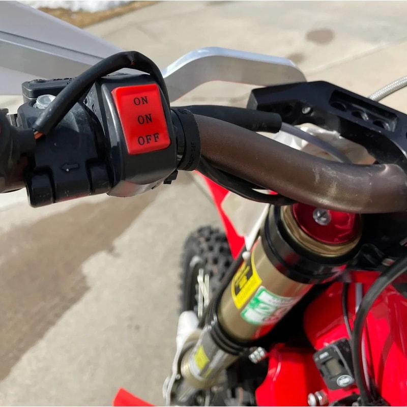 Universal Handlebar Switch Dual On Off Control For Motorcycle ATV Dirt Bike 7