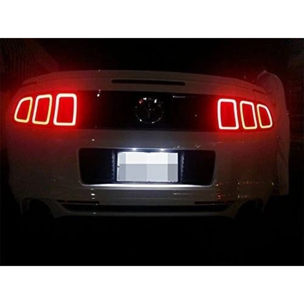 White T10 LED Bulbs License Plate Lights 1