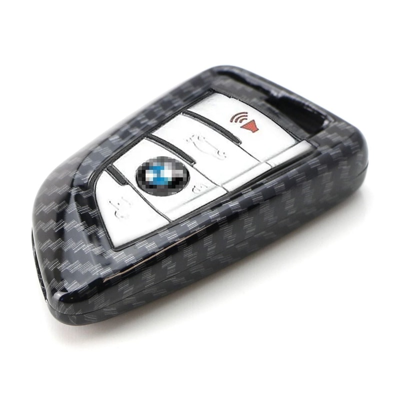 Carbon Fiber BMW Key Fob Cover For X1 X4 X5 X6 5 7 Series 0