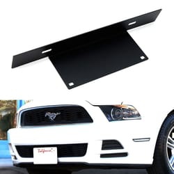 no drill mustang front license plate bracket for ford mustang