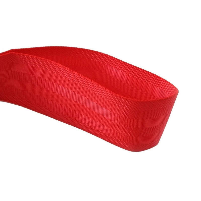 Red BMW Tow Hook Strap High Strength Racing Style For BMW F Series 5