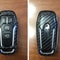 Glossy Carbon Fiber Key Fob Cover For Ford Lincoln Smart Key 1