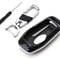 Glossy Carbon Fiber Key Fob Cover For Ford Lincoln Smart Key 0