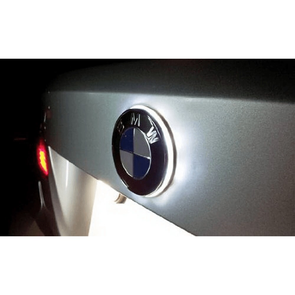 BMW LED Emblem Light Xenon White Badge Background Glow 4