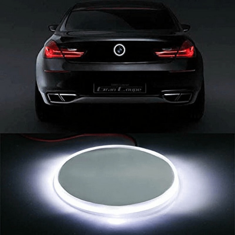 BMW LED Emblem Light Xenon White Badge Background Glow 0