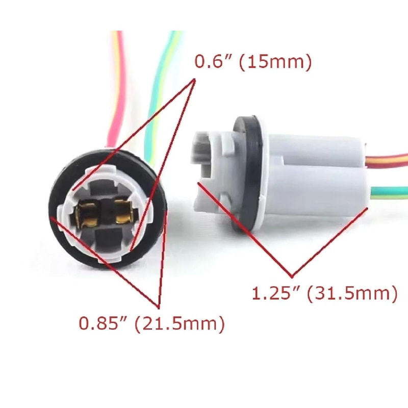 Bulb Socket Pigtail Wiring Harness 4