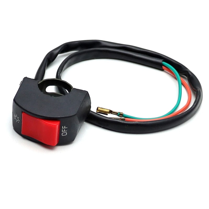 Universal Motorcycle Handlebar On Off Switch For ATV Dirt Bike Lights 2