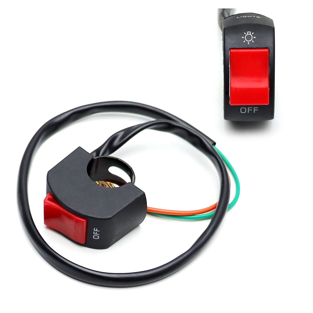 Universal Motorcycle Handlebar On Off Switch For ATV Dirt Bike Lights 0