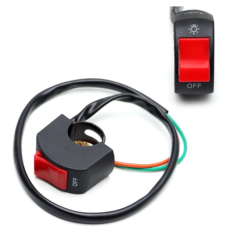 Universal Motorcycle Handlebar On Off Switch For ATV Dirt Bike Lights 0