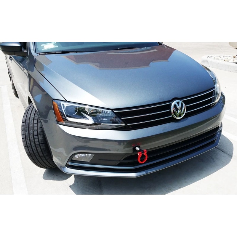 Red Aluminum Racing Tow Hook Ring For Volkswagen Jetta MK6 1