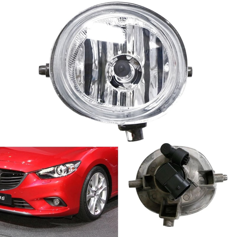 Mazda Driver Side Fog Light Lamp With Halogen Bulb 0