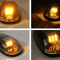 Clear Lens Amber LED Cab Roof Marker Lights For Truck SUV RV Van 7