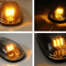 Clear Lens Amber LED Cab Roof Marker Lights For Truck SUV RV Van 7