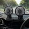 USB Dual Head Car Fan 3 Speed Quiet Portable Desk Cooling Fan 3